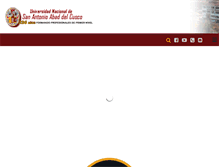 Tablet Screenshot of conia.unsaac.edu.pe