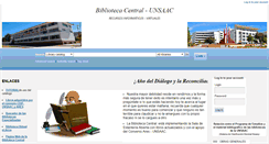 Desktop Screenshot of biblioteca.unsaac.edu.pe