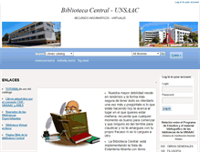 Tablet Screenshot of biblioteca.unsaac.edu.pe