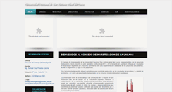 Desktop Screenshot of cinvestigacion.unsaac.edu.pe