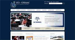 Desktop Screenshot of cci.unsaac.edu.pe