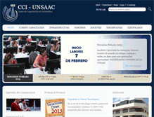 Tablet Screenshot of cci.unsaac.edu.pe